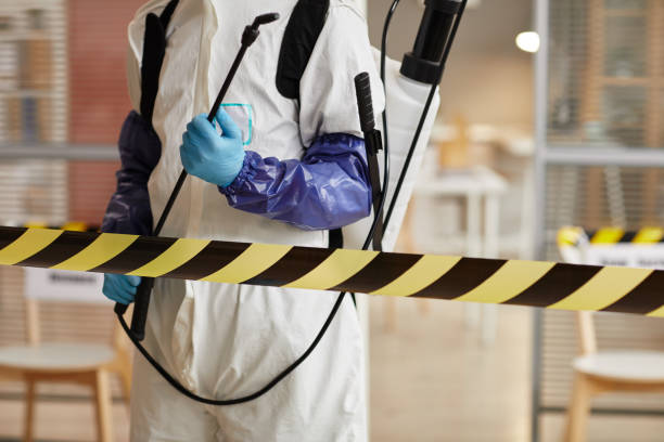 Professional Blood Cleanup technician working in Endicott, NE